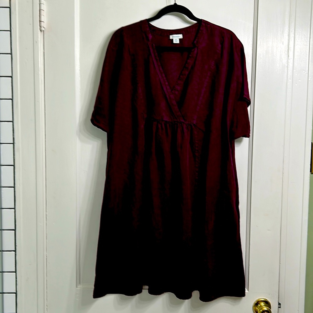 Sundance XXL purple linen dress